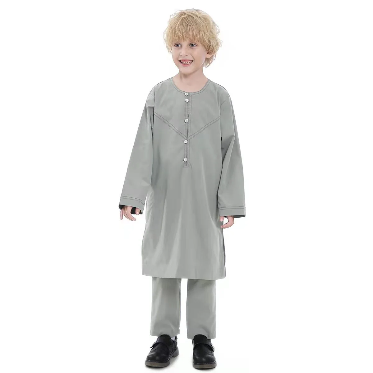 Boys Kurta Pyjama Prayer Set - Image 8