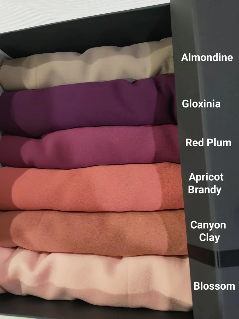 Chiffon Hijab Premium Gift Set | Adorable Range (6 Elegant Premium Chiffon Hijabs wt Bonus Pins) - Image 6