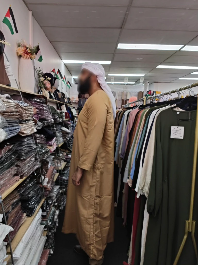 Daffah Thobe Emirati Style in Sand Brown - Image 7