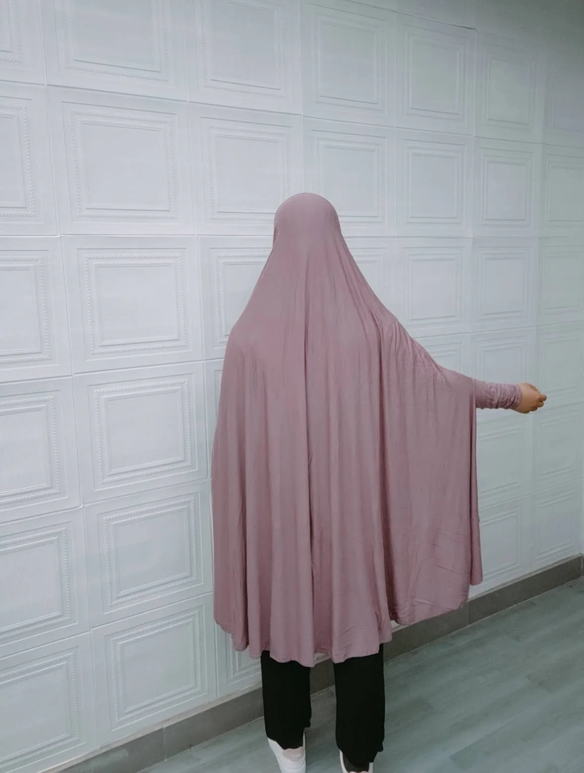 Dusty Purple Bamboo Jilbab | Premium Bamboo Jilbabs for Everyday Use - Image 3