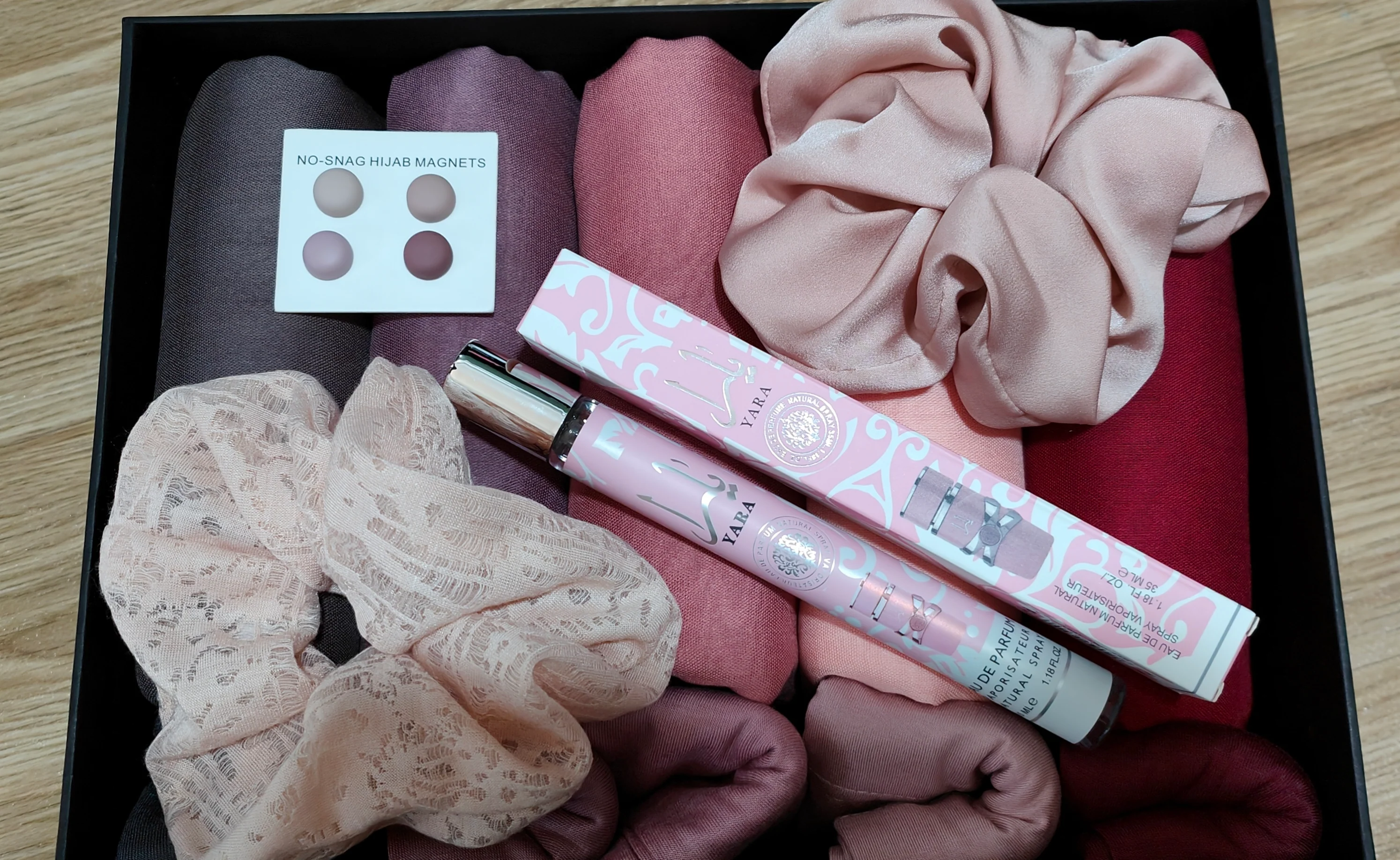 Ramadan Eid Large Hijab Gift Box - 5 Sets Modal Hijabs wt Extras - Image 12