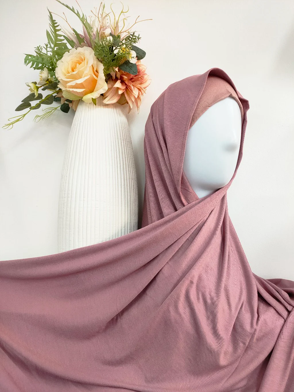 Jersey Hijab in Dusty Lavender