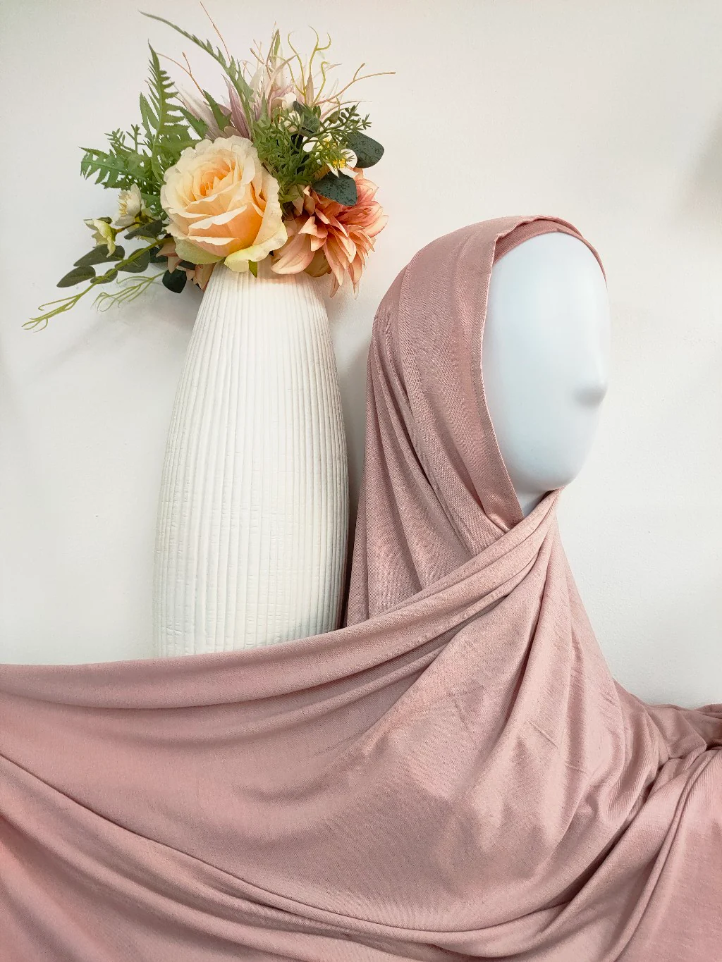Jersey Hijab in Dusty Pink