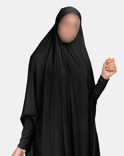 Long Jilbab With Sleeves Free size - Image 3