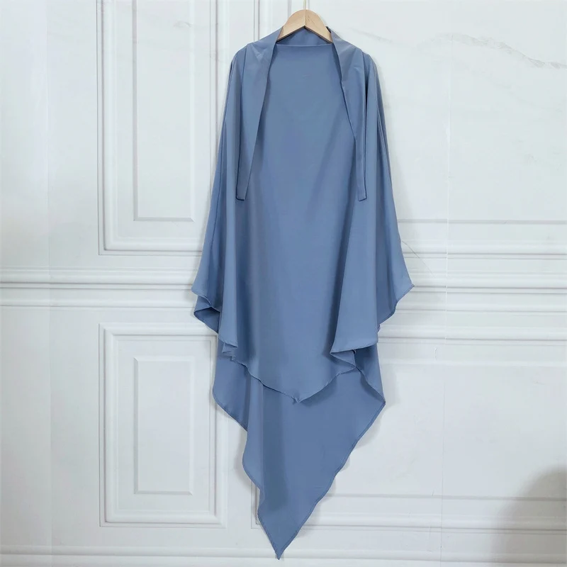 Long Khimar Single Layer Tie-up - Image 6