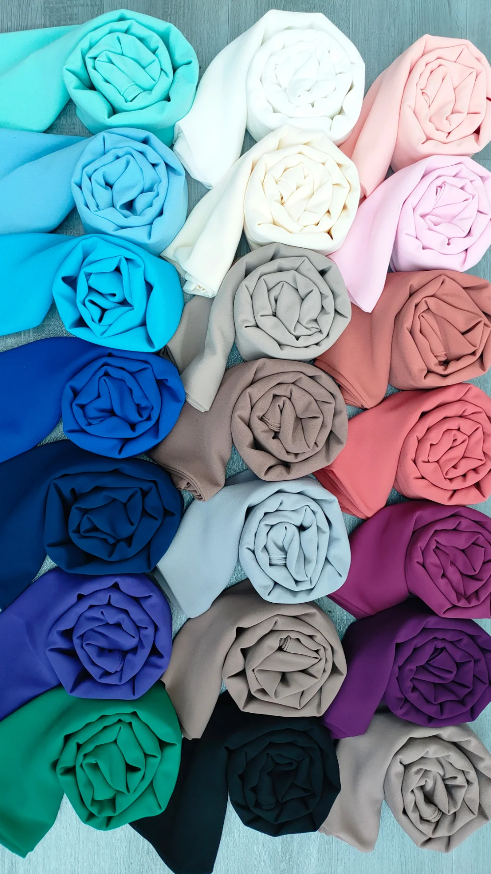 Luxury Chiffon Hijab 5 Pack Bundle - Image 3