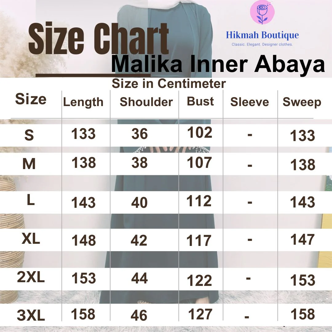 Malika Abaya in Coffee | 4-Piece Abaya Set (clearance item) - Image 7