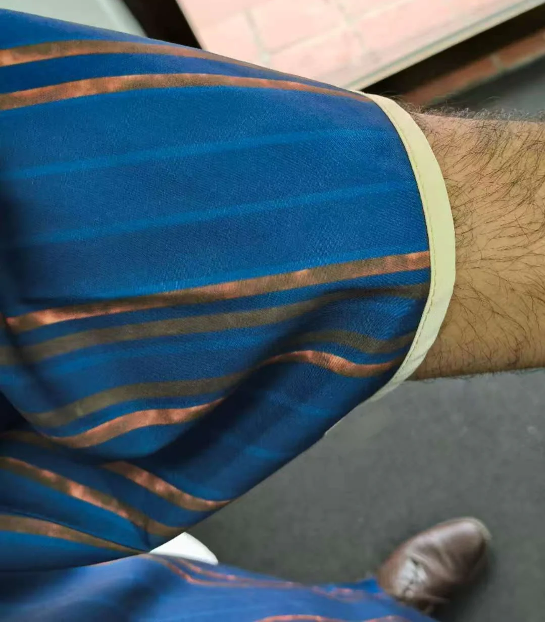 Moroccan-style Embroidered Men Thobe - Image 3