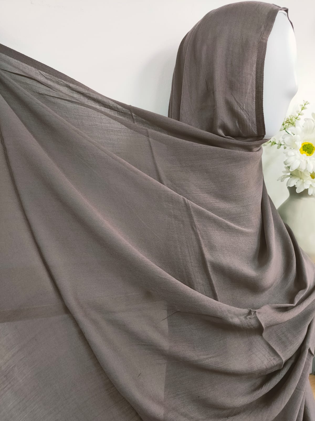 Modal Hijab in Smoke Grey (clearance online only)
