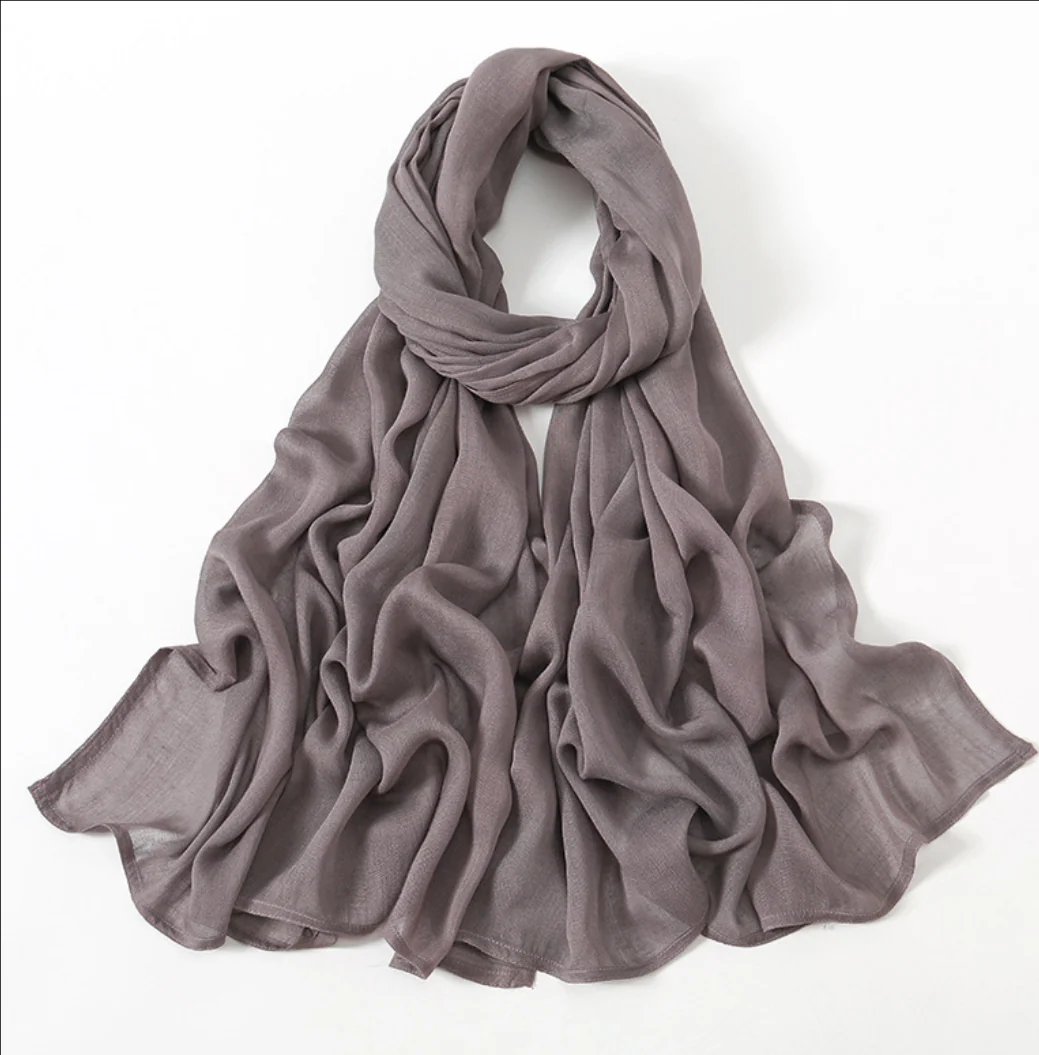 Modal Hijab in Smoke Grey (clearance online only) - Image 2