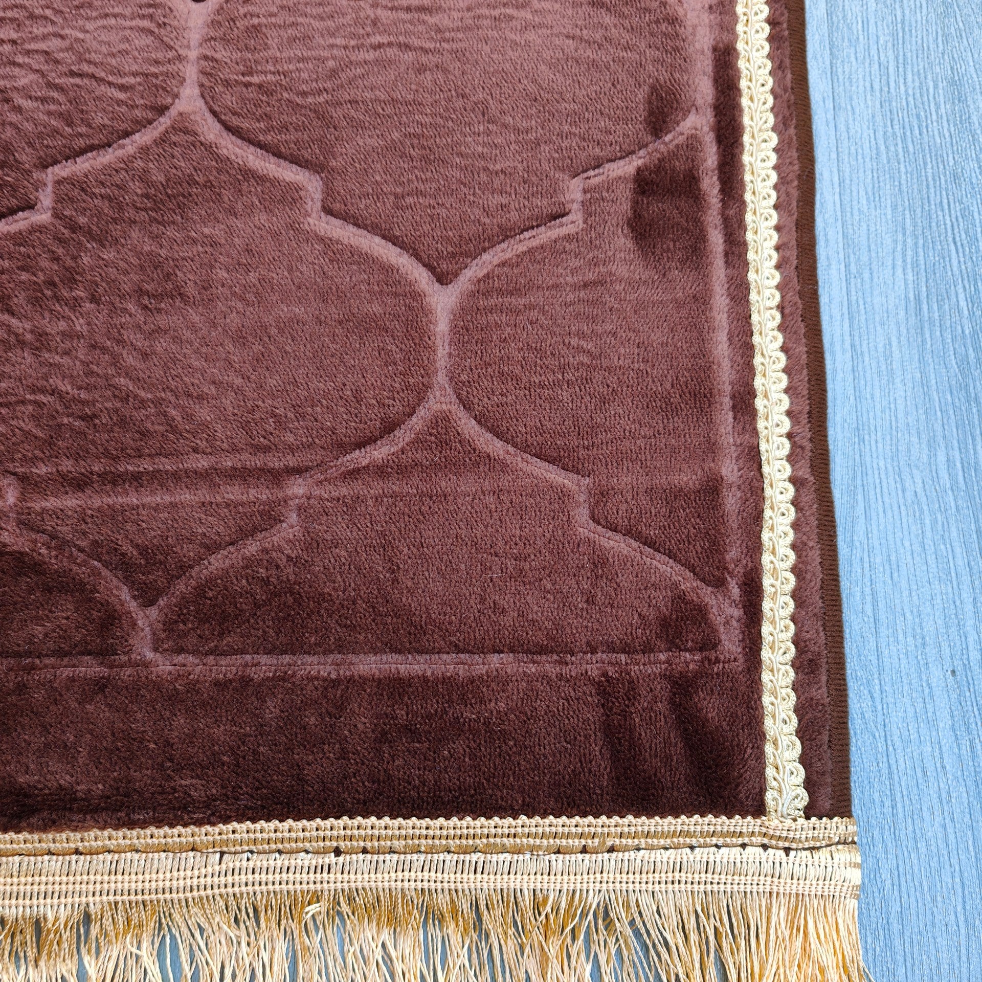 Padded Prayer Mat in Brown - Image 4