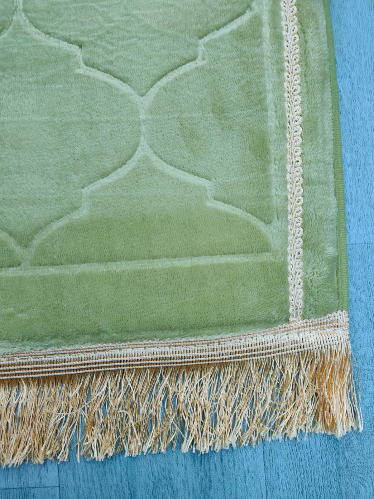 Padded Prayer Mat in Lime Green - Image 4