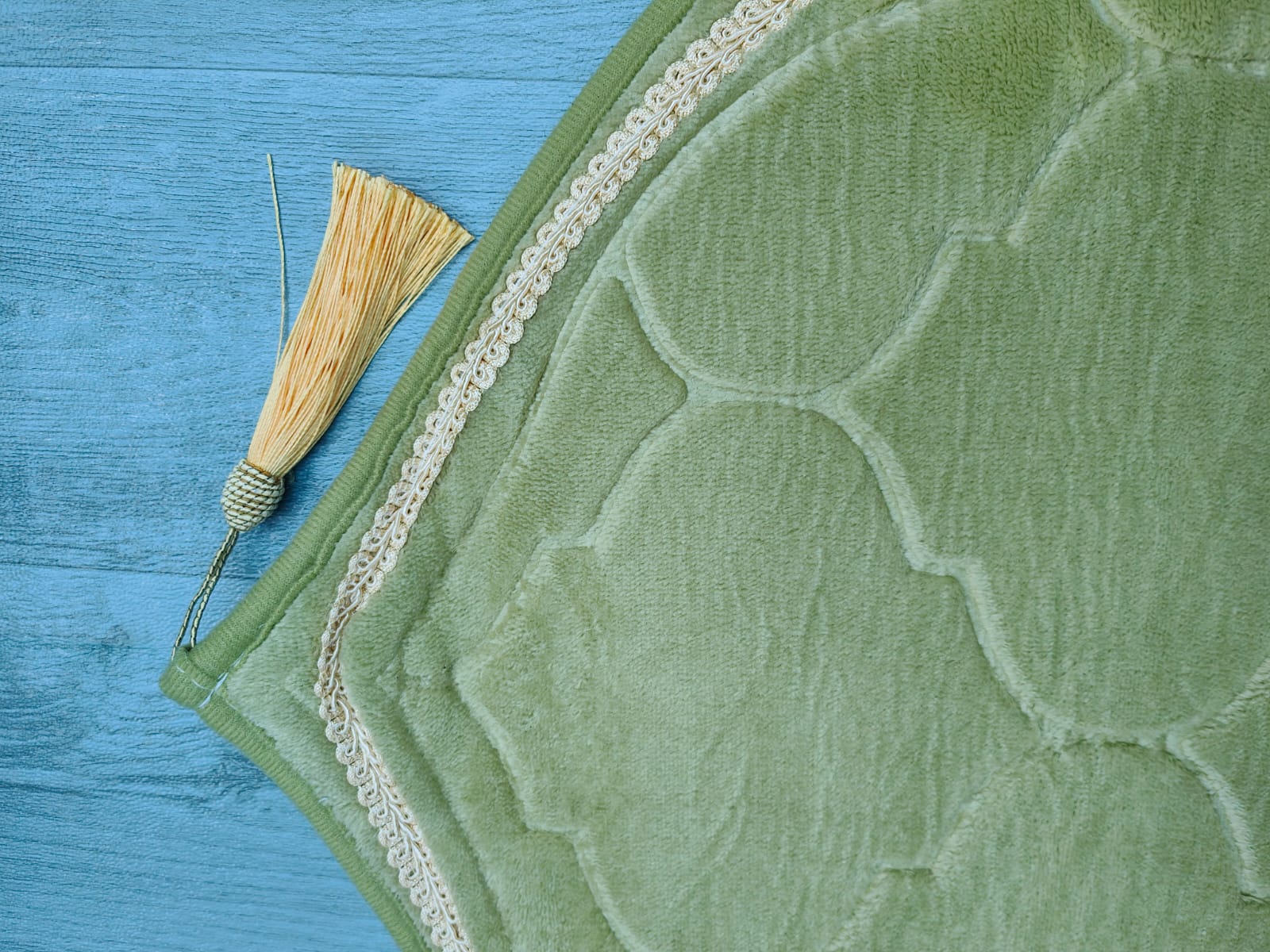 Padded Prayer Mat in Lime Green - Image 6