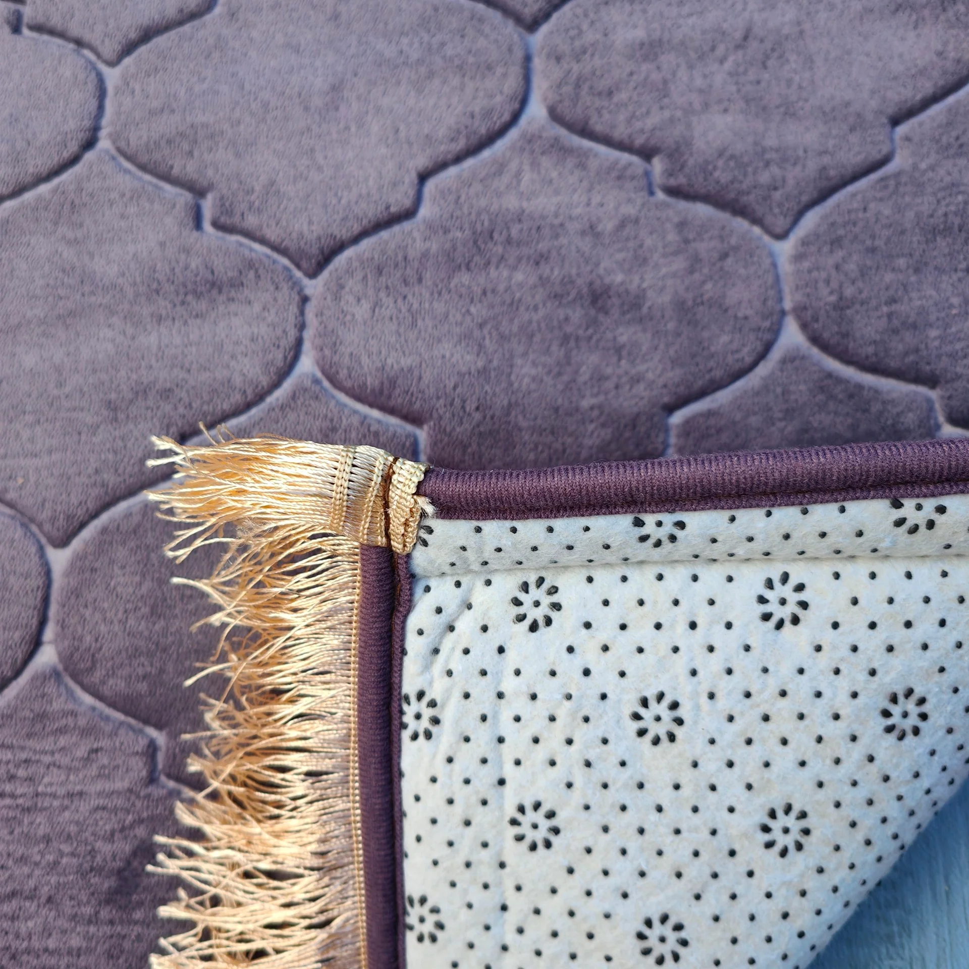 Padded Prayer Mat in Purple - Image 5