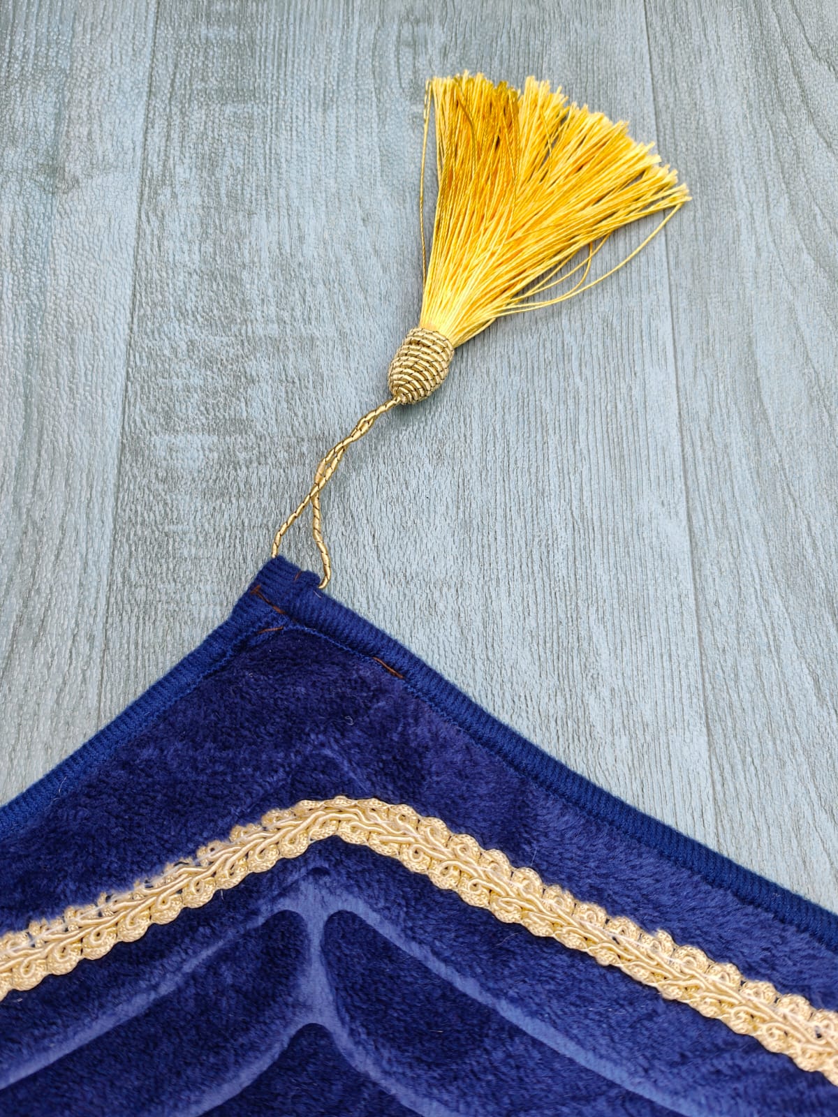 Padded Prayer Mat in Royal Blue - Image 4