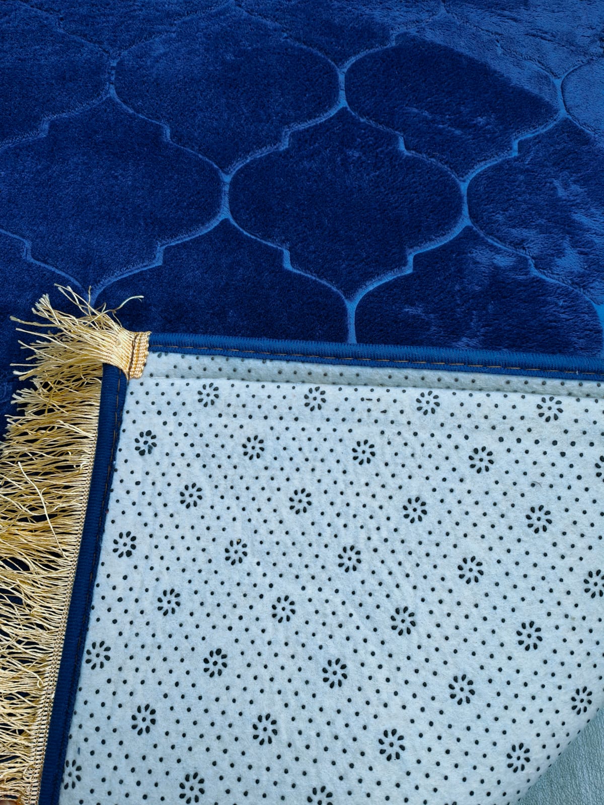 Padded Prayer Mat in Royal Blue - Image 5