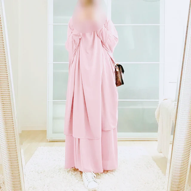 Pink French Jilbab - Image 2