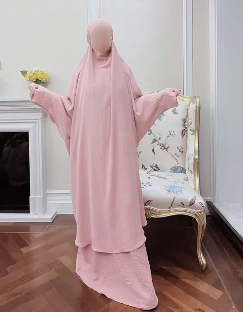 Pink French Jilbab - Image 3