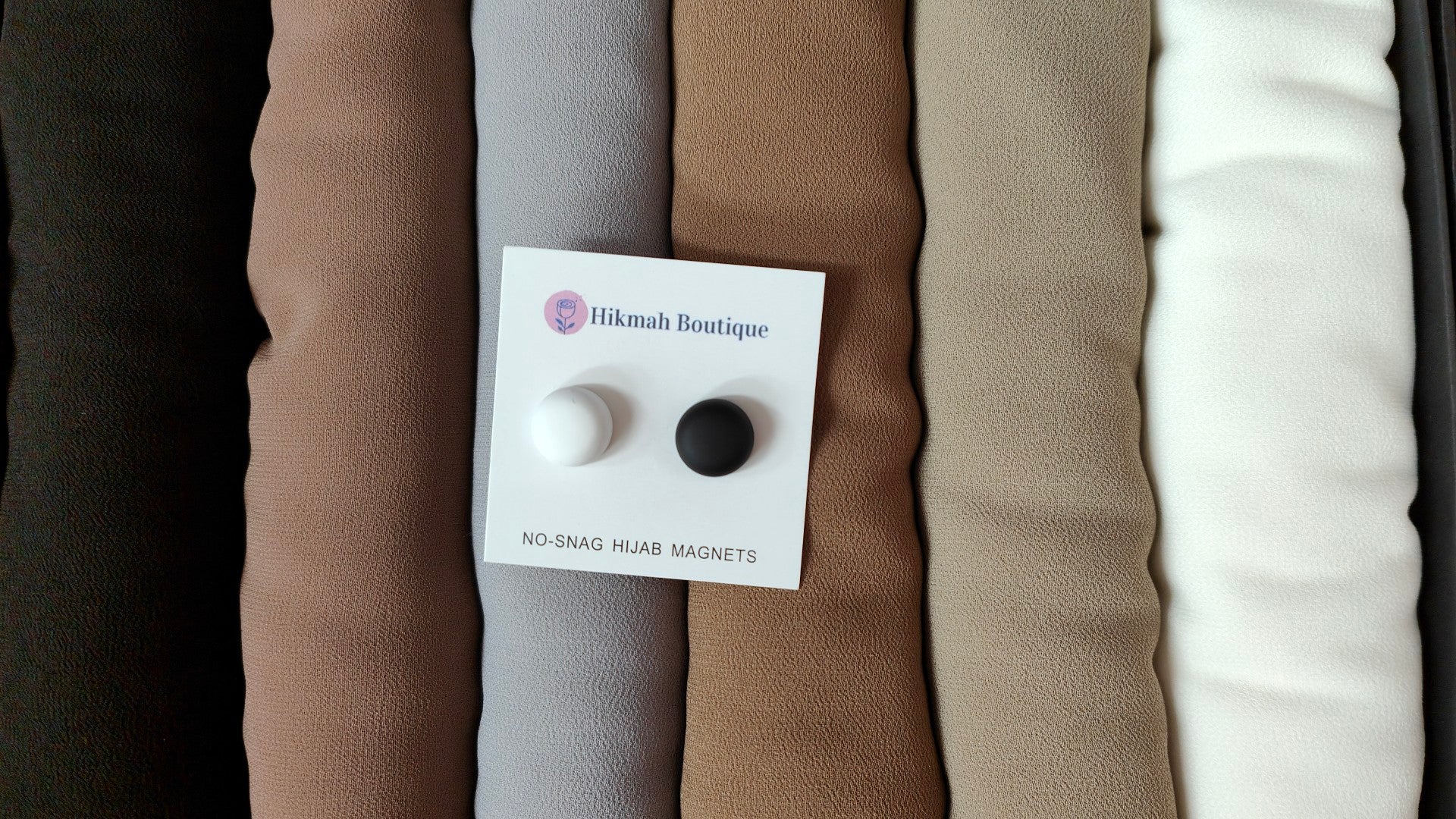 Chiffon Hijab Gift Set | Classic Range (6 Hijabs with Pins) - Image 3