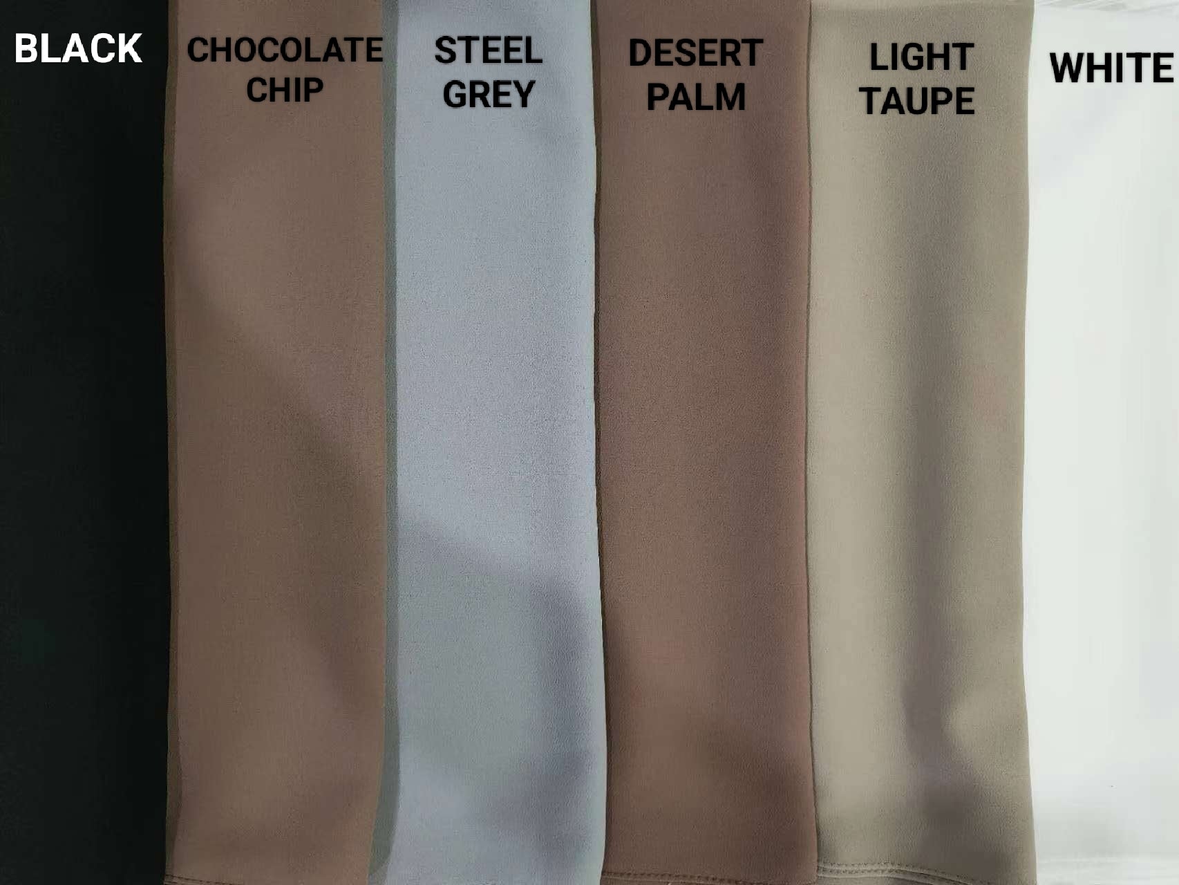 Chiffon Hijab Gift Set | Classic Range (6 Hijabs with Pins) - Image 6