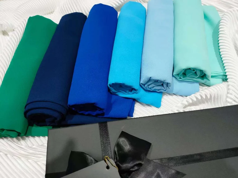 Premium Hijab Gift Set | Elegant Range 6 Colors | 6 Chiffon Hijabs (wt bonus magnetic pins) - Image 4