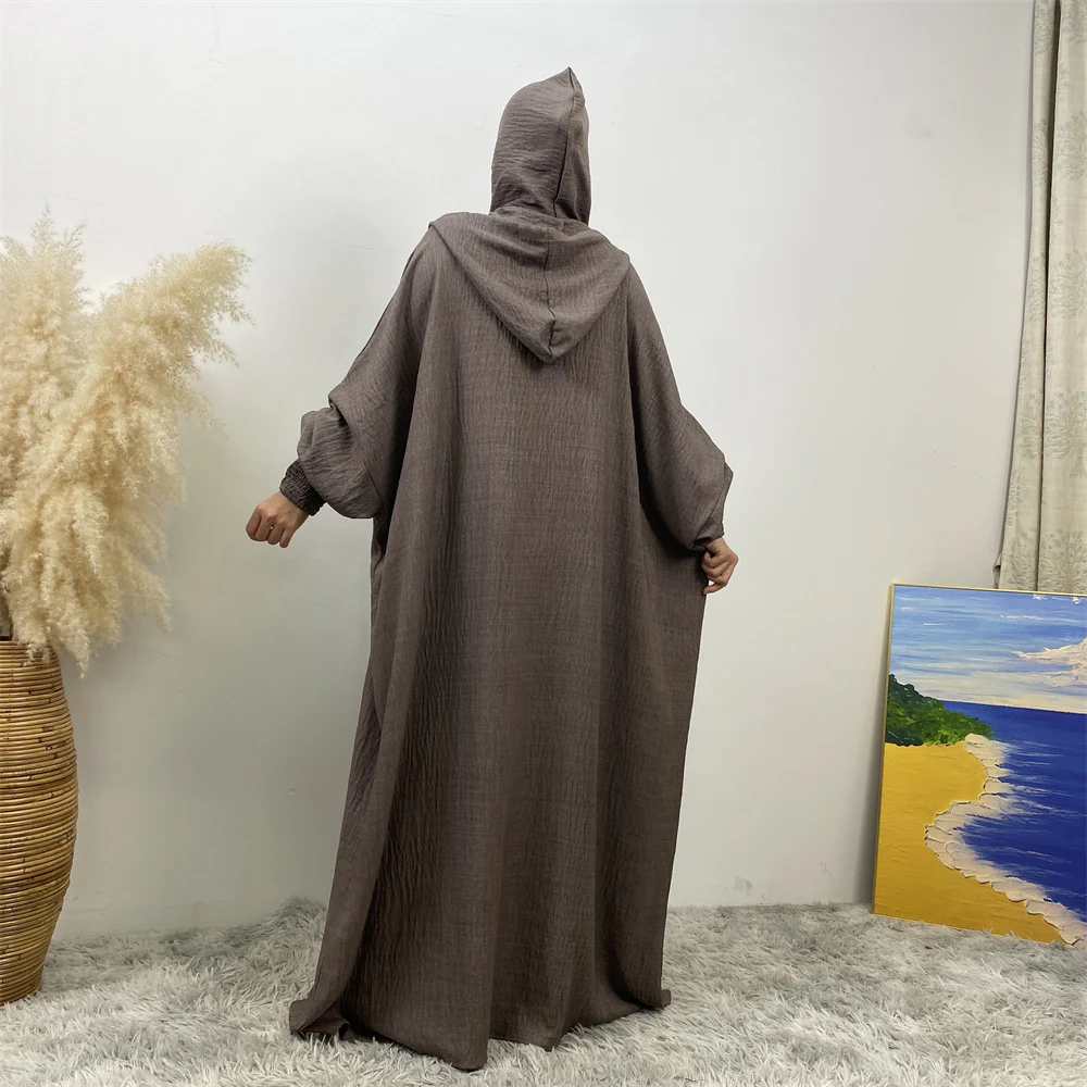 Premium Hooded Jilbab Abaya - Fawn (clearance online only) - Image 4