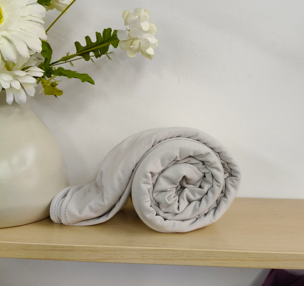 Pure Bamboo Hijab in Alabaster Grey