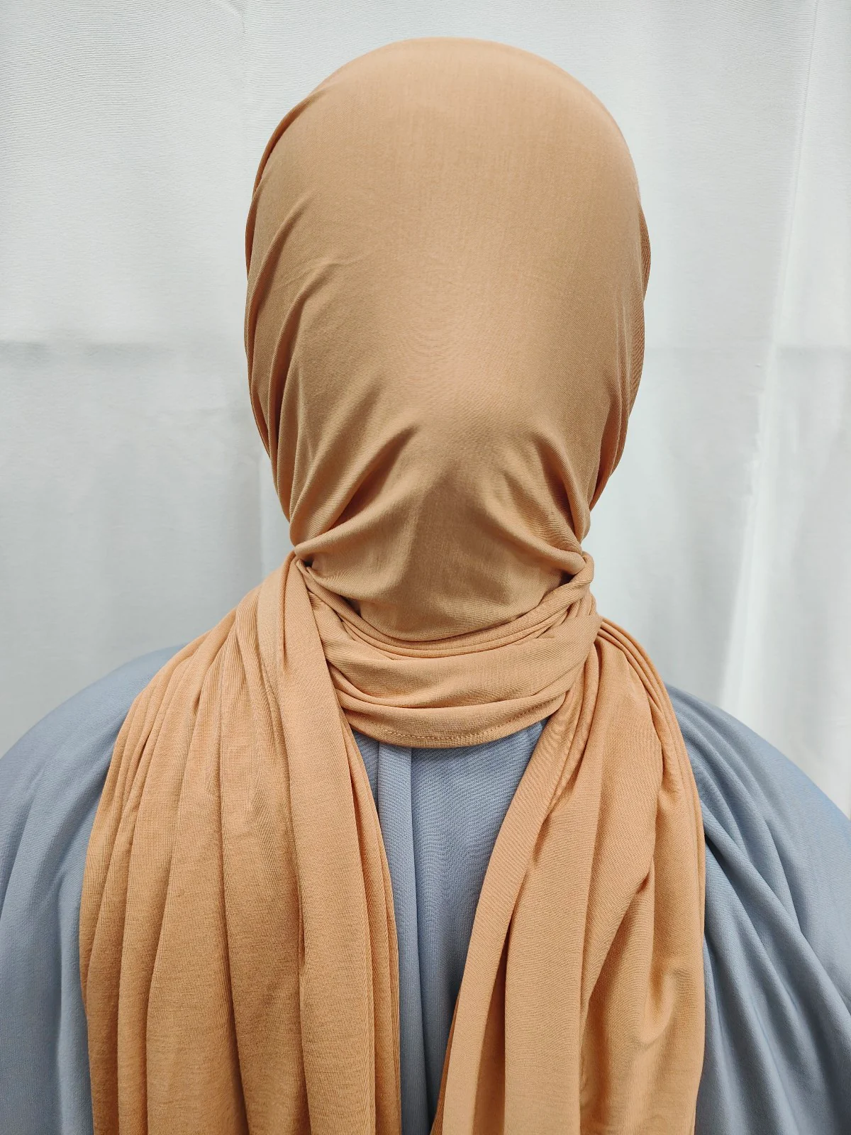 Pure Bamboo Hijab in Desert Sand - Image 3