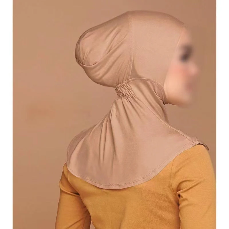 Pure Bamboo Hijab Ninja Cap in Black - Image 4