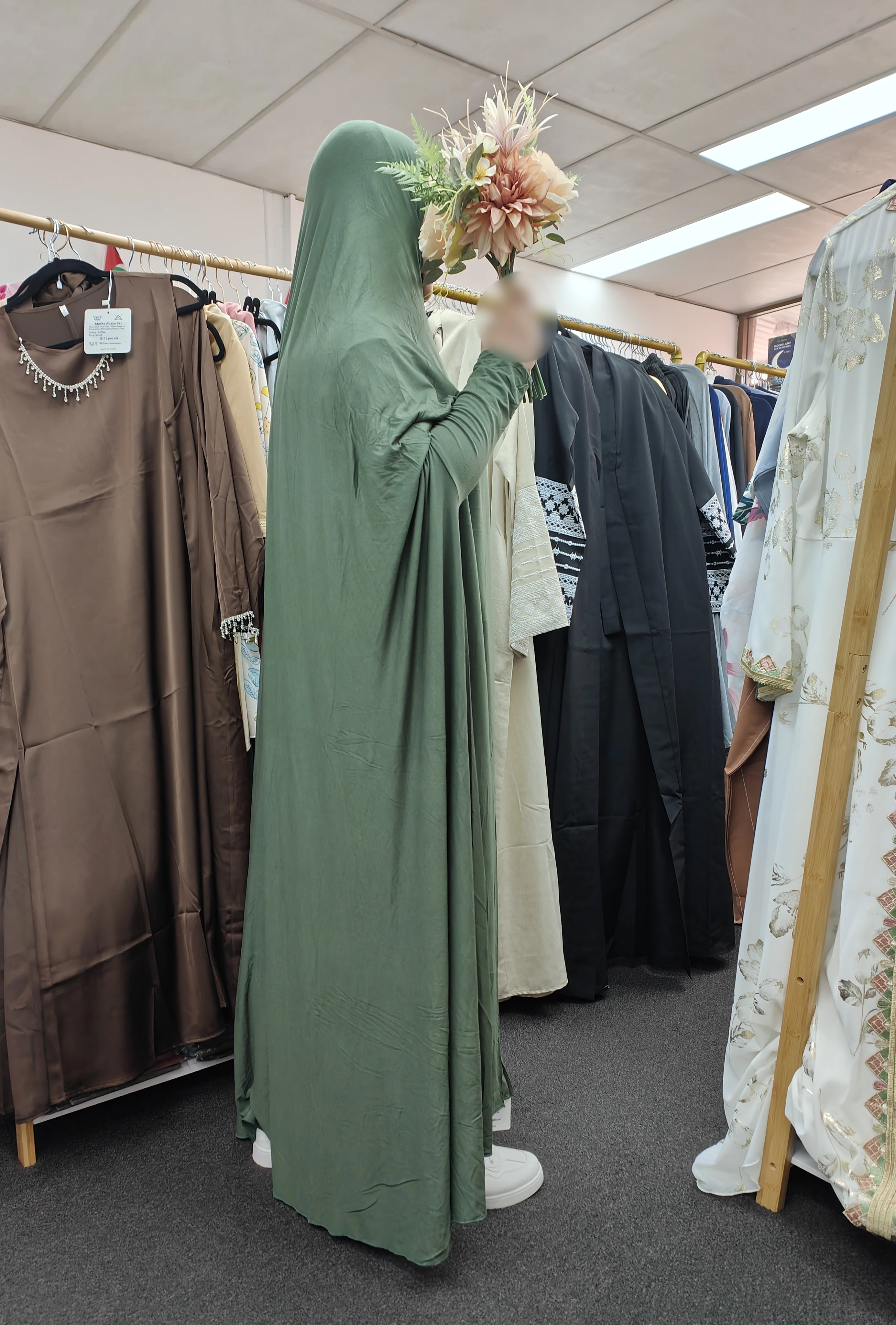 Pure Bamboo Long Jilbab | Summer Jilbab - All Colors - Image 16