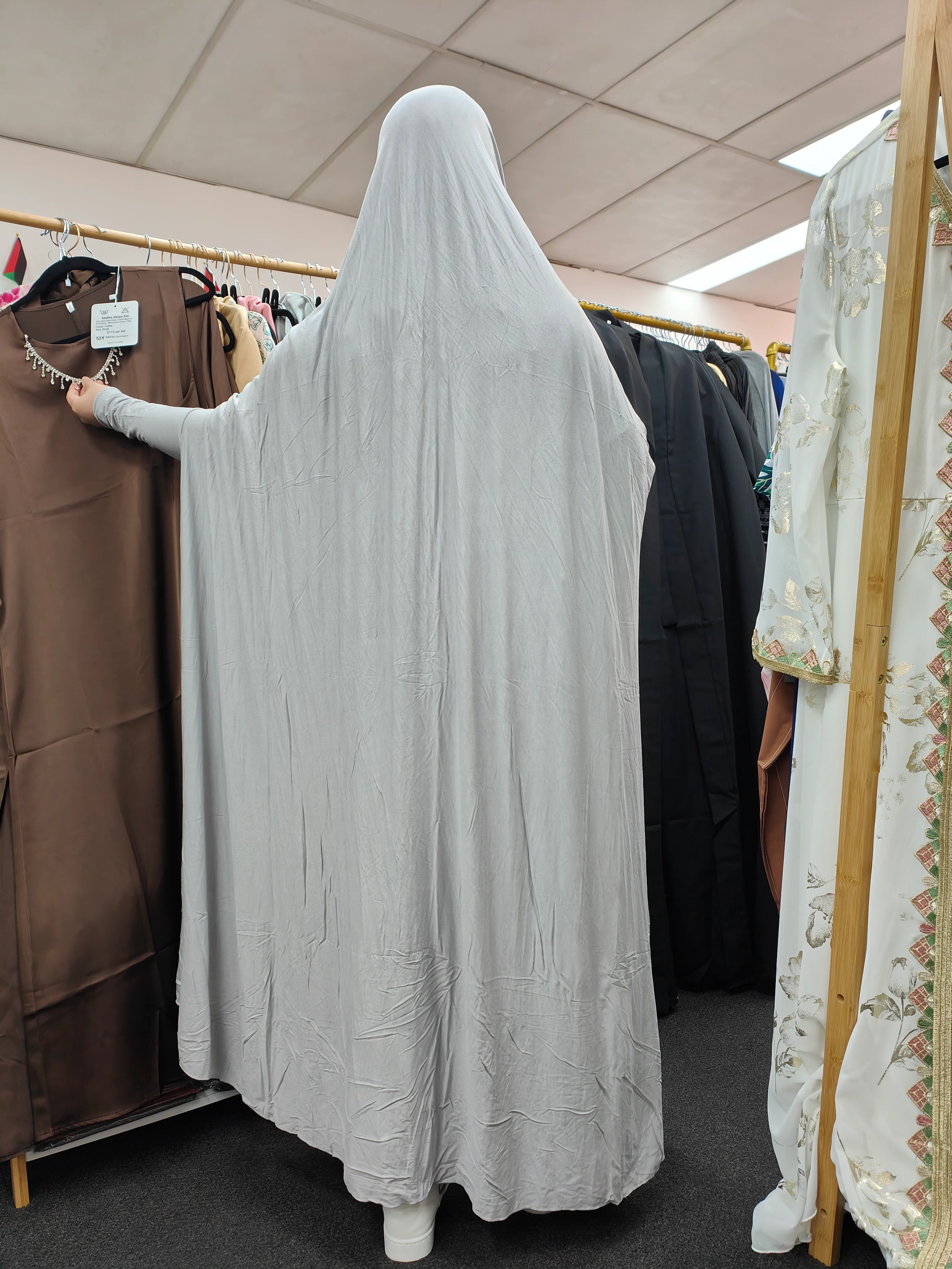 Pure Bamboo Long Jilbab | Summer Jilbab - All Colors - Image 8