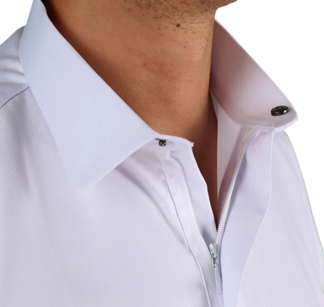 Saudi Men's Thobe in White - Image 5
