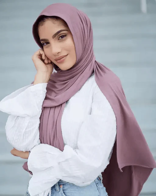 Viscose Instant Long Hijab with Ear Access, Stretchy, Breathable, Soft, and Silky - Image 7