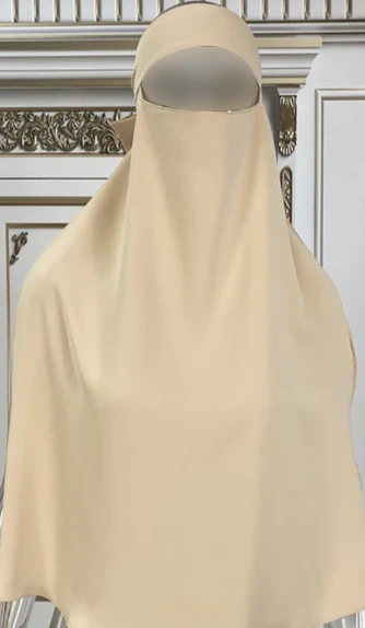 Tie Up Niqab Single Layer - Image 5
