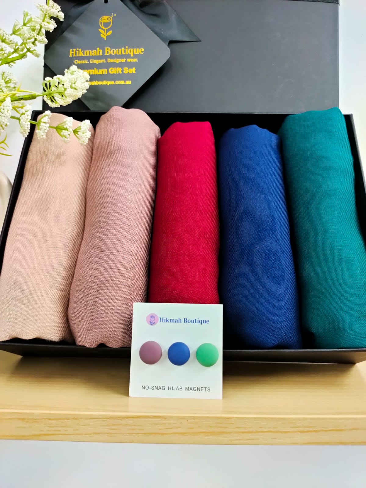 Viscose Hijab Gift Box - Modest Elegance Range - Image 3