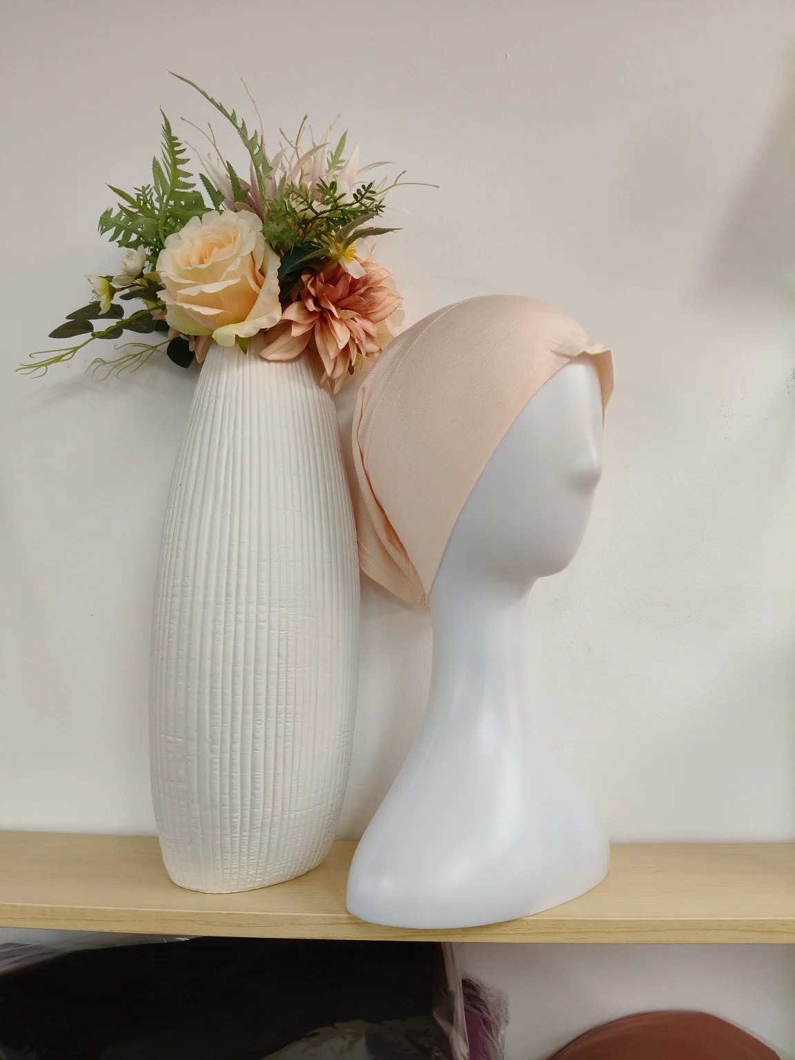 Viscose Hijab With Matching Undercap Set in Blossom Pink - Image 2