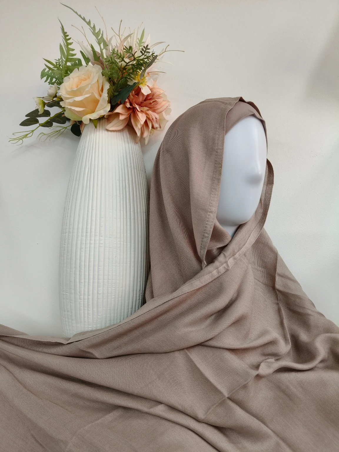 Viscose Hijab With Matching Undercap Set in Clary Sage